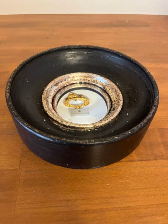 コンベックスミラー　鏡　船窓　イタリア製　雑貨ハ　ンドメイド　凸面鏡　Mサイズ