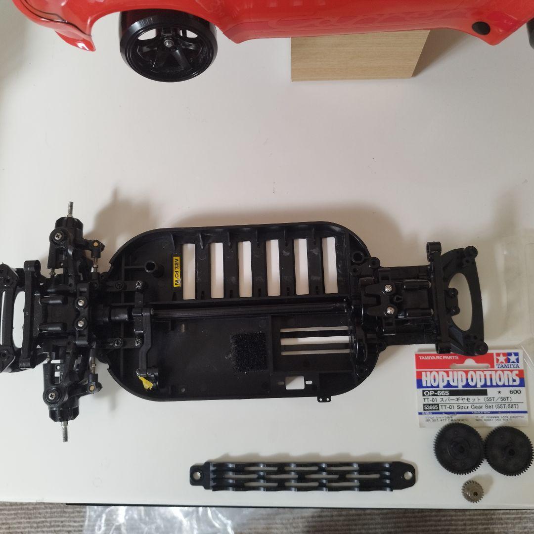 タミヤ　TT-01 2駆ドリ MRCコンバージョンキット　ボディ付