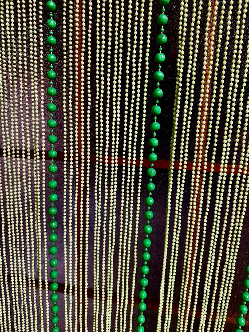 ☆専用☆玉すだれ木製➕グリーン 80✖️150