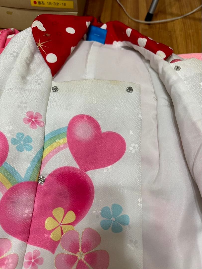 ミニーちゃん❗️着物❗️被布❗️七五三❗️3歳