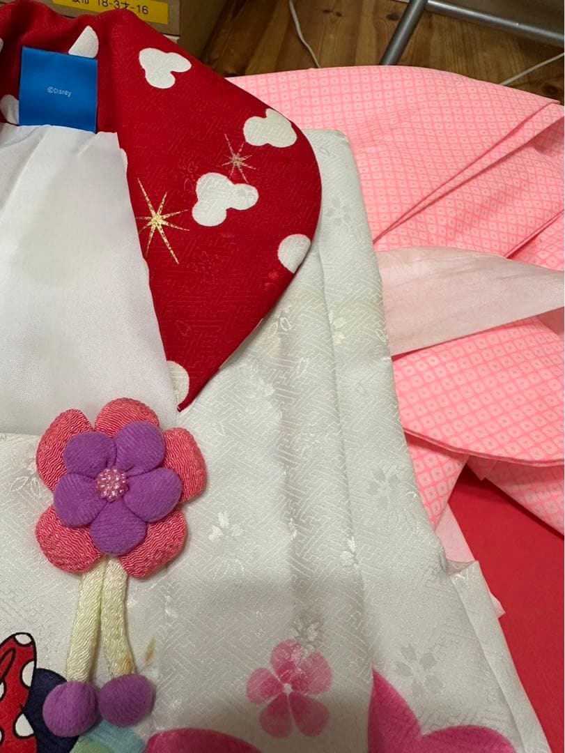 ミニーちゃん❗️着物❗️被布❗️七五三❗️3歳