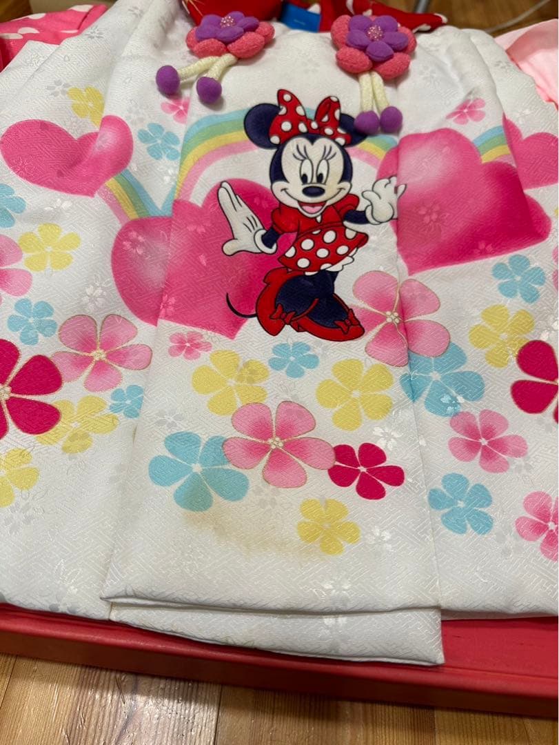 ミニーちゃん❗️着物❗️被布❗️七五三❗️3歳