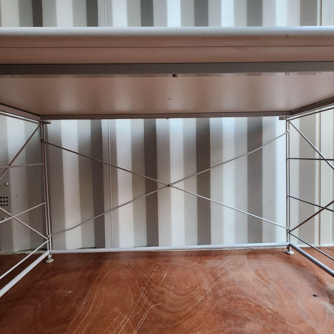 廃盤モデル MUJI 無印 スチールユニットシェルフ・デスク 120x80
