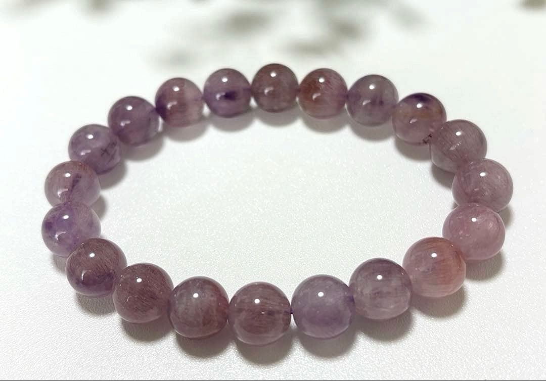 最高品質　運命を好転させる究極のパワーストーン　ピンクパープルセイクリッドセブン