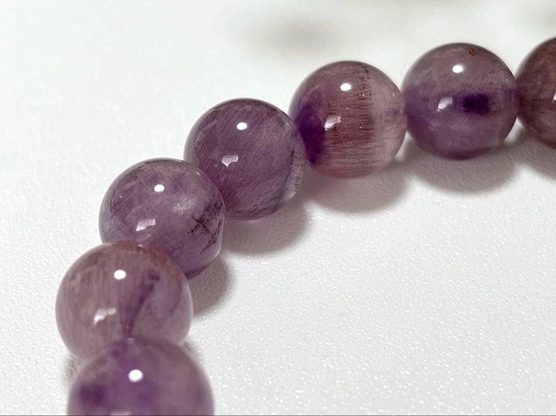 最高品質　運命を好転させる究極のパワーストーン　ピンクパープルセイクリッドセブン