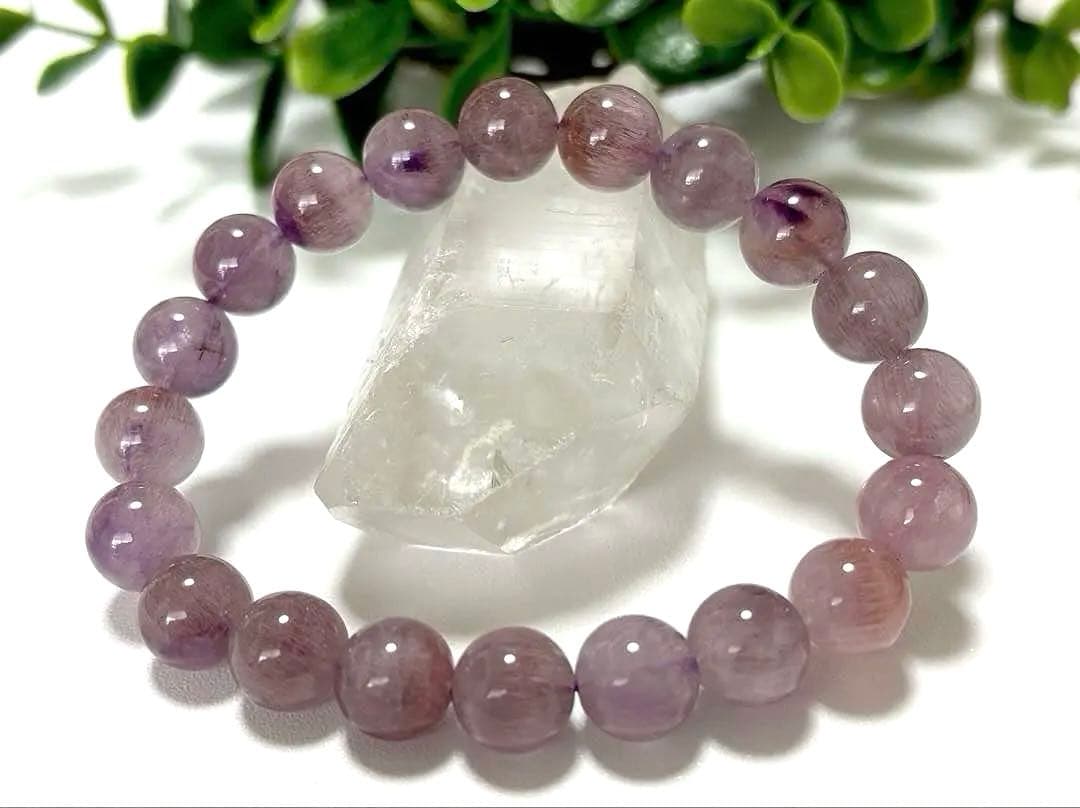 最高品質　運命を好転させる究極のパワーストーン　ピンクパープルセイクリッドセブン