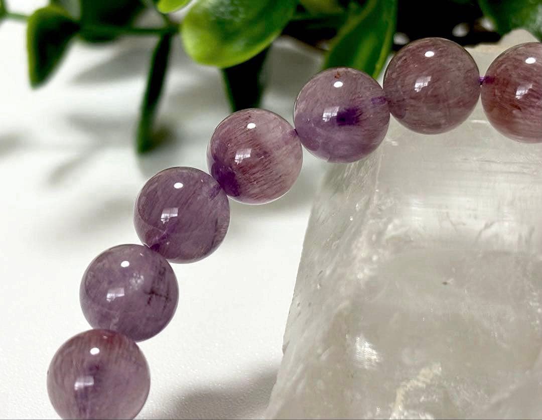 最高品質　運命を好転させる究極のパワーストーン　ピンクパープルセイクリッドセブン