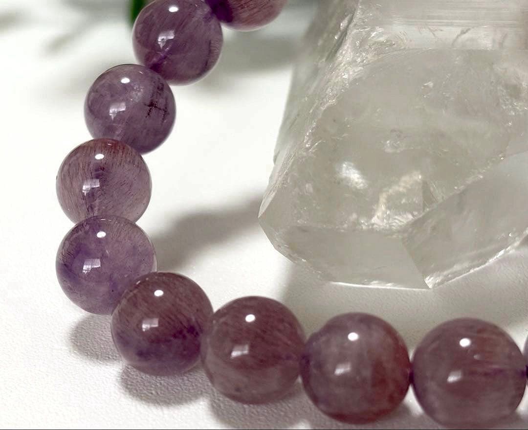 最高品質　運命を好転させる究極のパワーストーン　ピンクパープルセイクリッドセブン