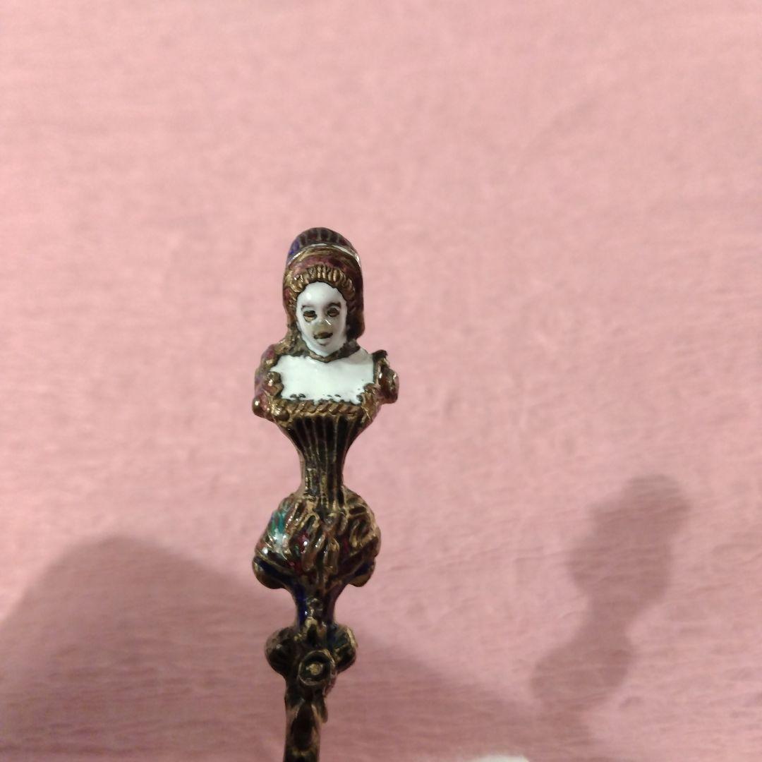 セール（1日まで）18世紀 エナメルスプーン　肉筆