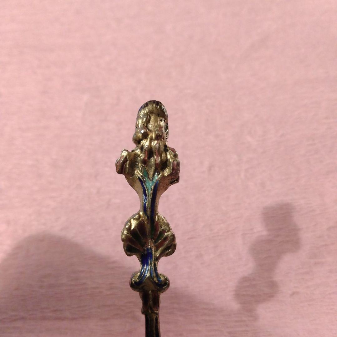 セール（1日まで）18世紀 エナメルスプーン　肉筆