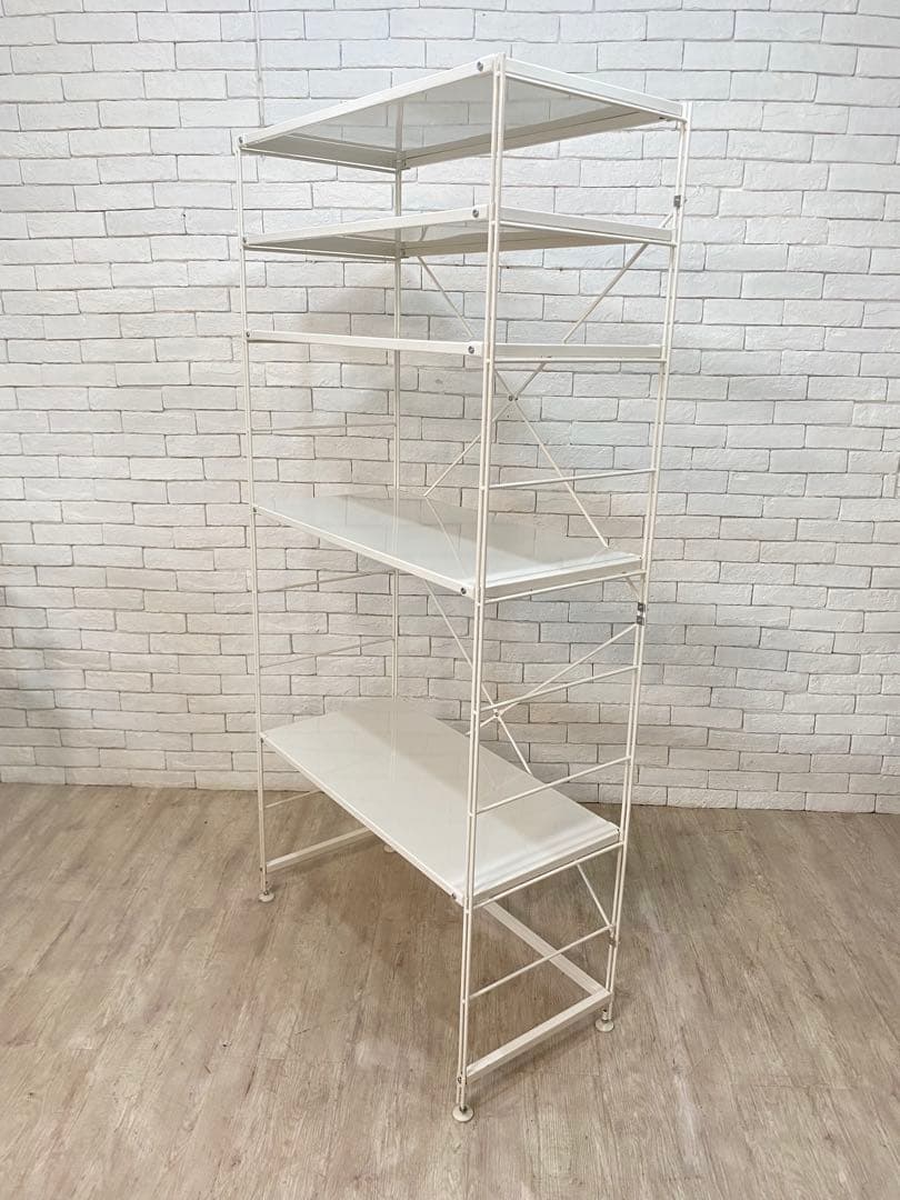 【東京都23区配送無料】無印良品　スチール　ラック　棚　ユニット　シェルフ　陳列