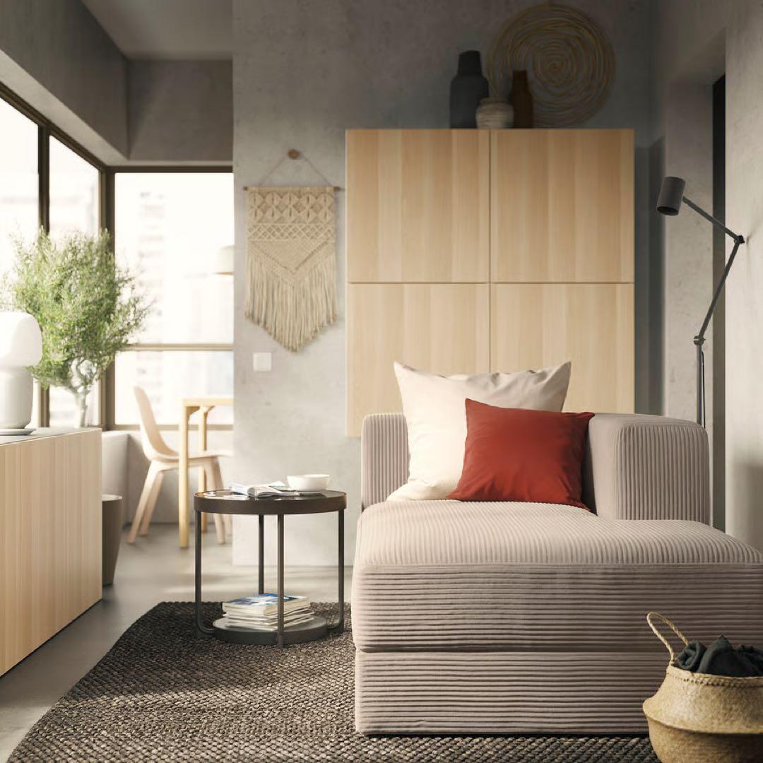 【1/2】IKEA イケア JÄTTEBO イェッテボ ソファ 寝椅子 右