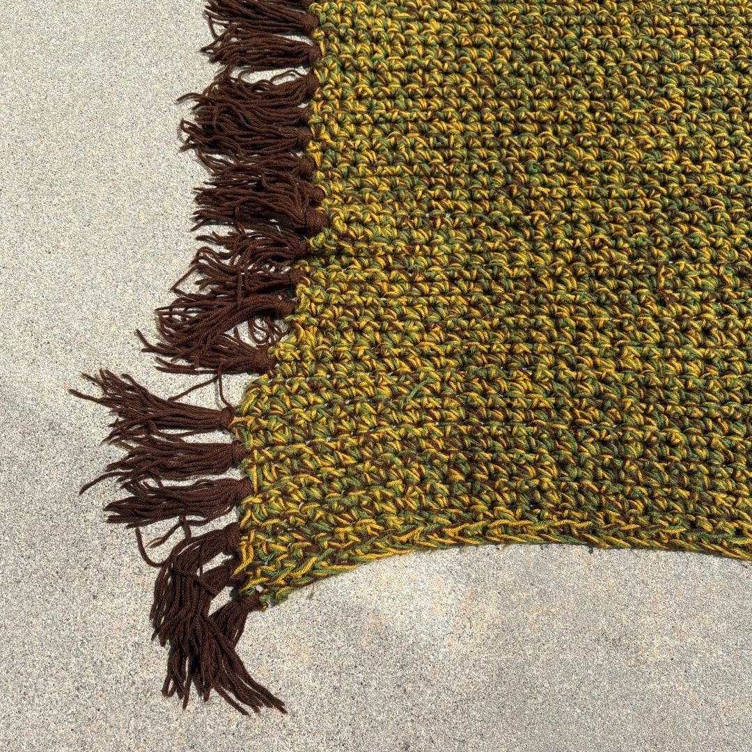 USED フリンジ ブランケット