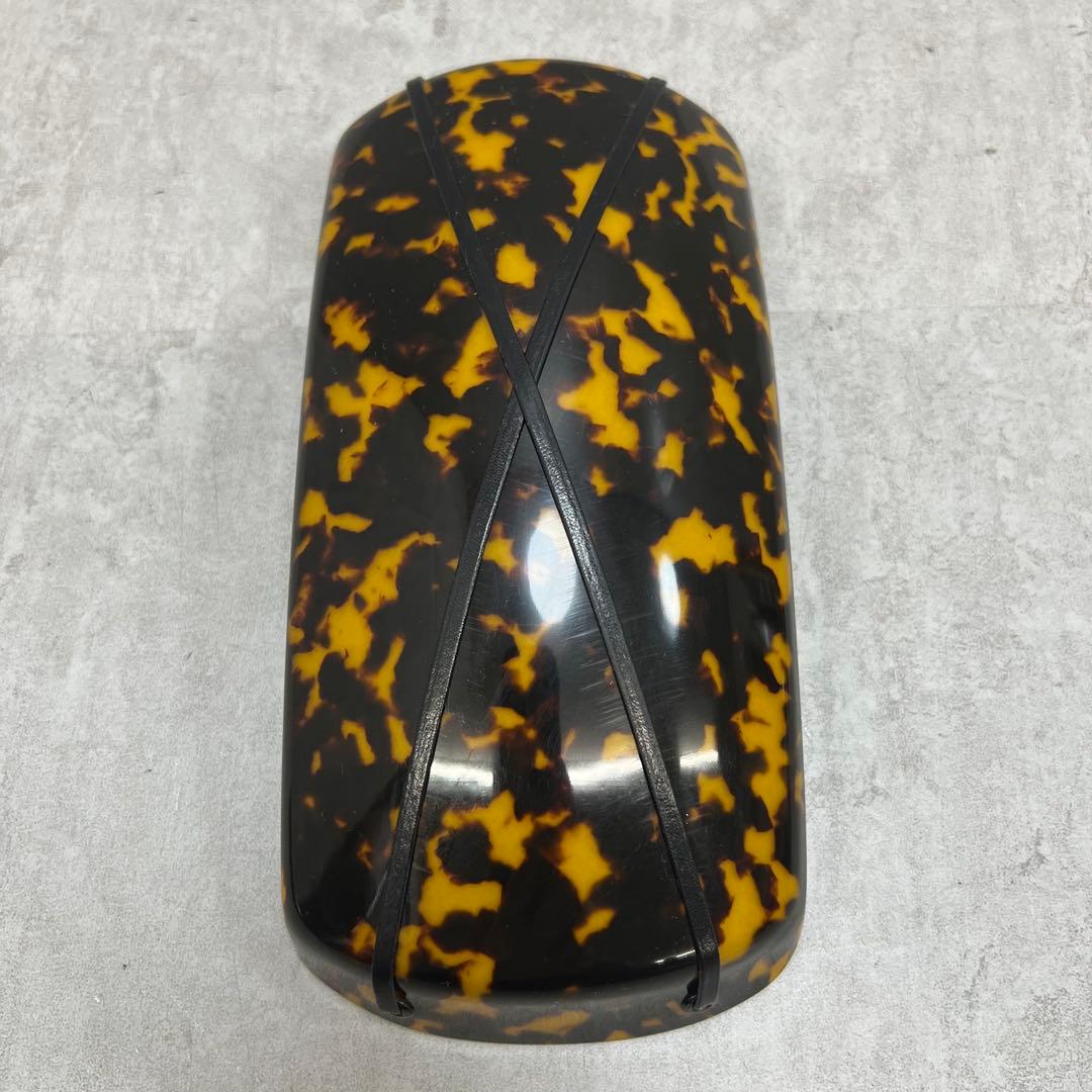 希少 高級品 津軽三味線用 べっ甲素材 胴掛け 月形カバー付き 天然素材