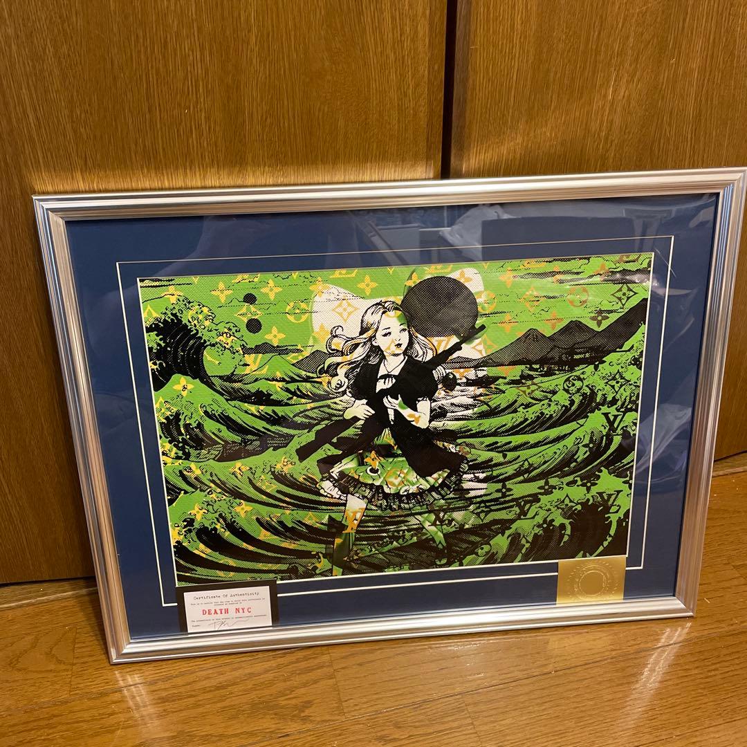 額込 世界限定100枚DEATH NYC アートポスター 現代アート 36