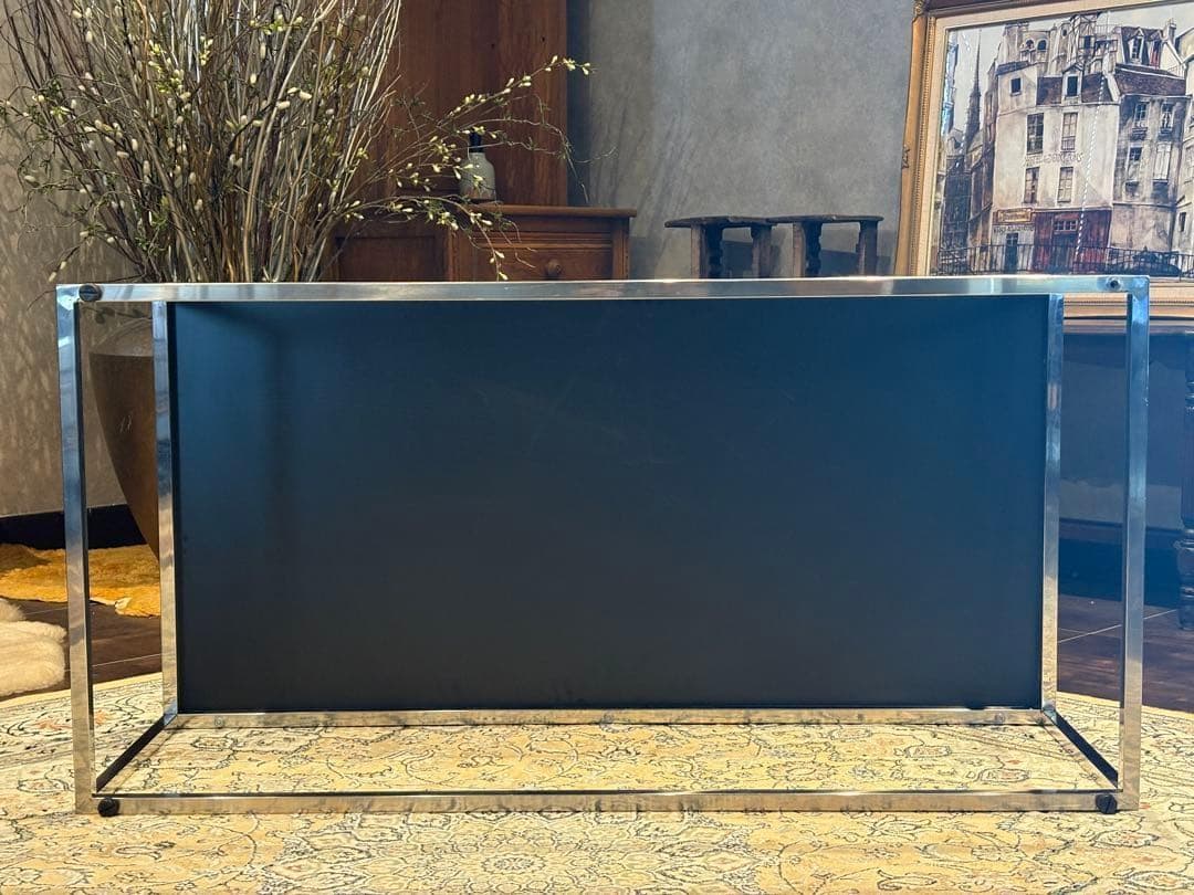 ローテーブル センターテーブル フラットローテーブル ブラック モダン SG