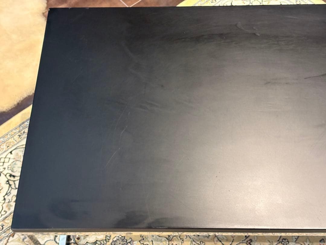 ローテーブル センターテーブル フラットローテーブル ブラック モダン SG