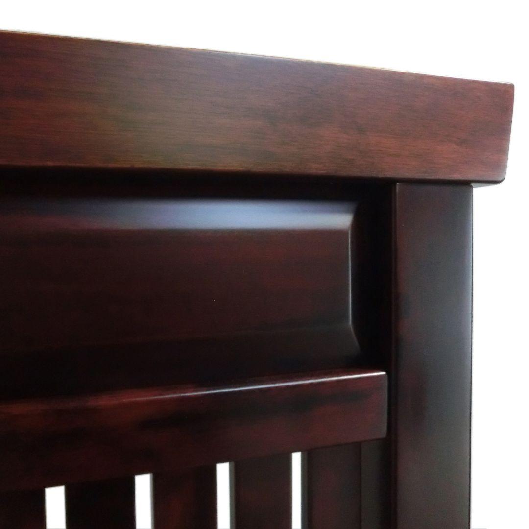 衝立　特注衝立特注民芸調衝立全て天然杢桜無垢材ポリウレタン塗装民芸ブラウン仕上げ