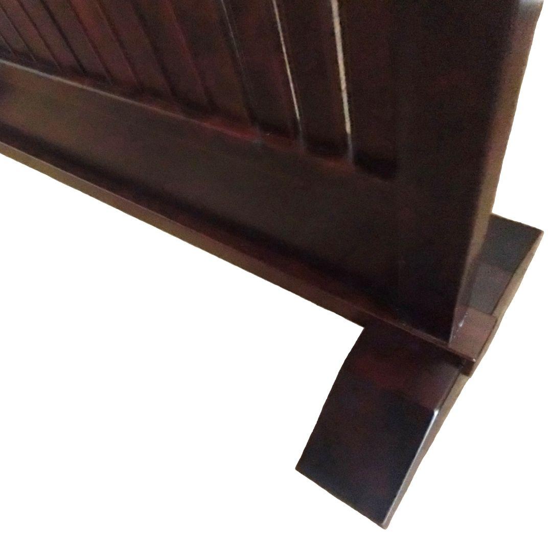 衝立　特注衝立特注民芸調衝立全て天然杢桜無垢材ポリウレタン塗装民芸ブラウン仕上げ