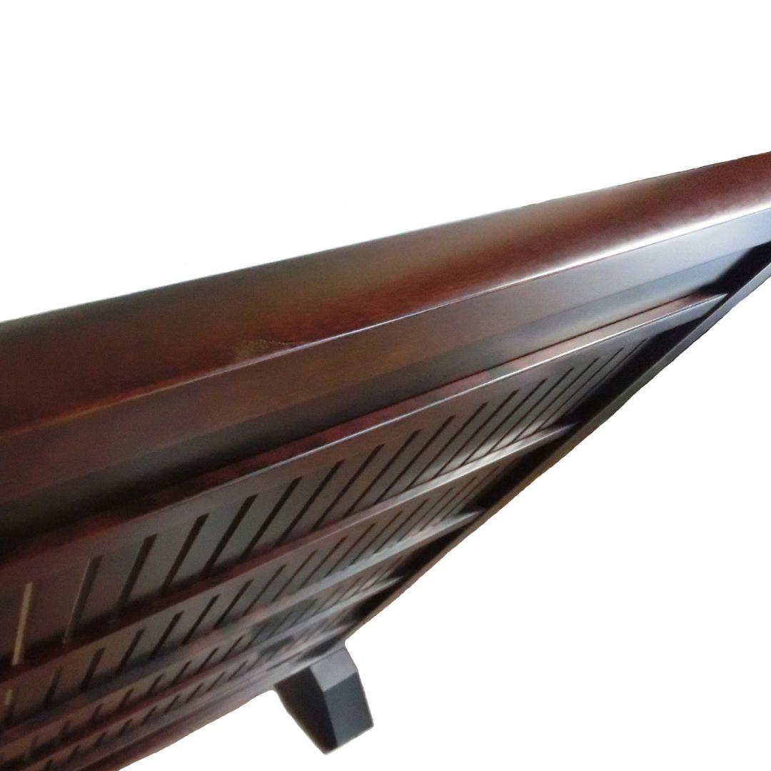 衝立　特注衝立特注民芸調衝立全て天然杢桜無垢材ポリウレタン塗装民芸ブラウン仕上げ