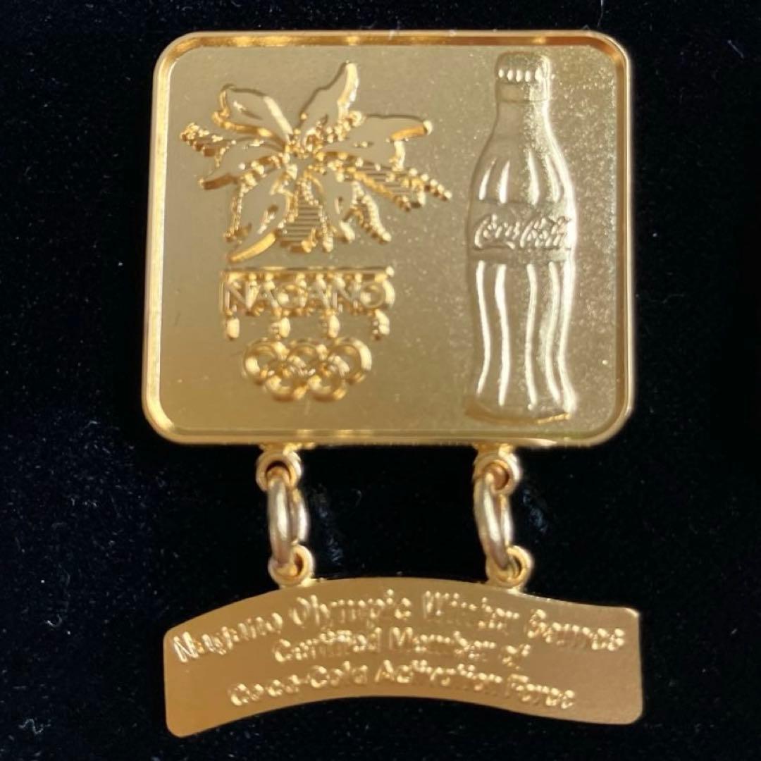 【未使用】1998年長野オリンピック冬季大会 コカコーラ ピンバッジ2個セット