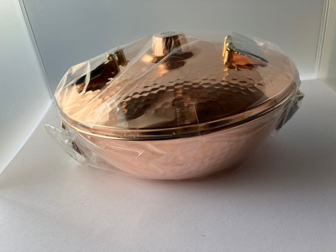 銅製しゃぶ鍋CNE310【日本製、未使用品】 - メルカリ