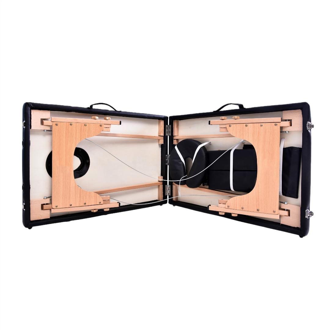 マッサージベッド 折りたたみ コンパクト 超軽量 エステベッド（ホワイト）