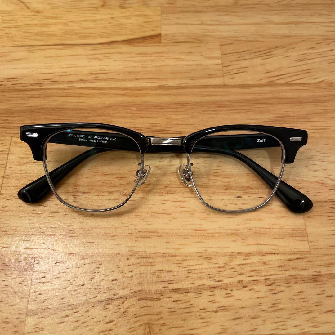 Zoff クラシック サーモントフレーム ブラック