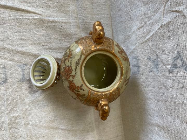 087 薩摩焼　香炉　未使用　有田焼