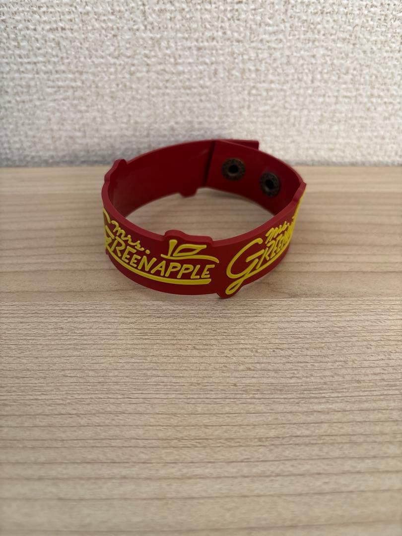 mr. GREENAPPLE ラバーバンド 赤 - メルカリ