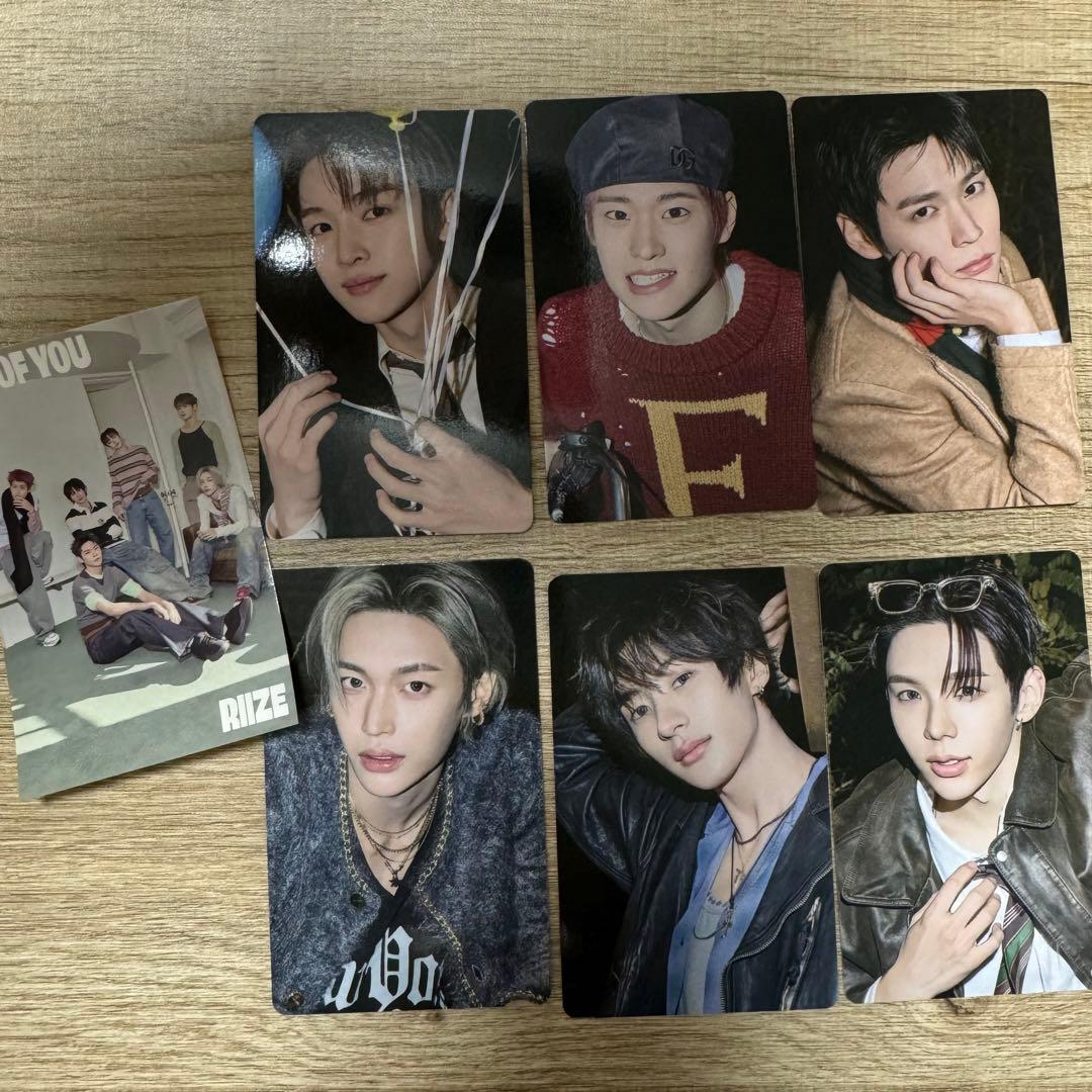 RIIZE all of you ユニバーサル 特典 トレカ コンプリート - メルカリ