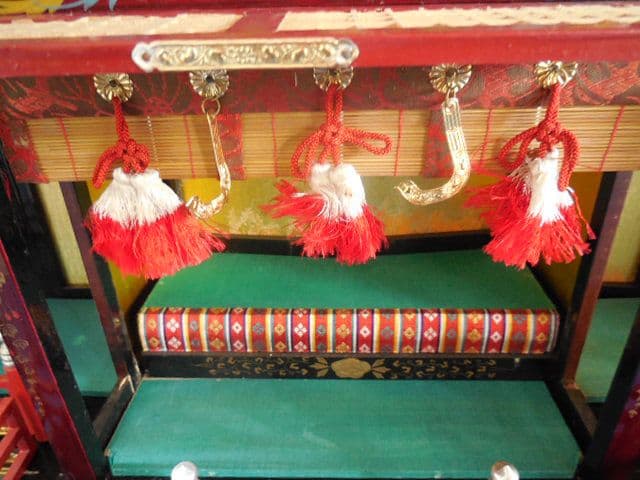 昭和レトロ 雛人形 御殿飾り 豊寿殿 雛飾り 雛祭り木製組み立て式 昭和