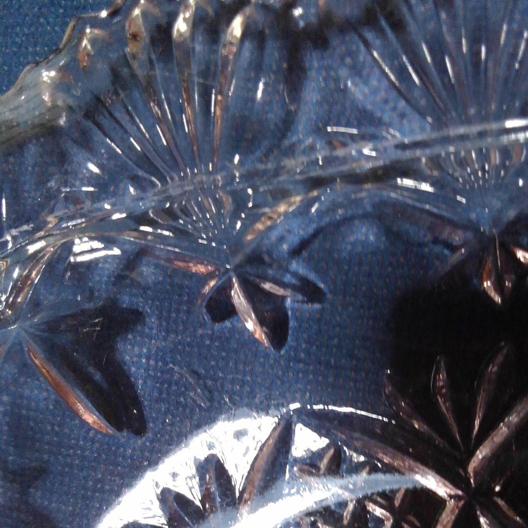 ♥️♥️豪華に輝く薄いピンク系のガラス大皿②