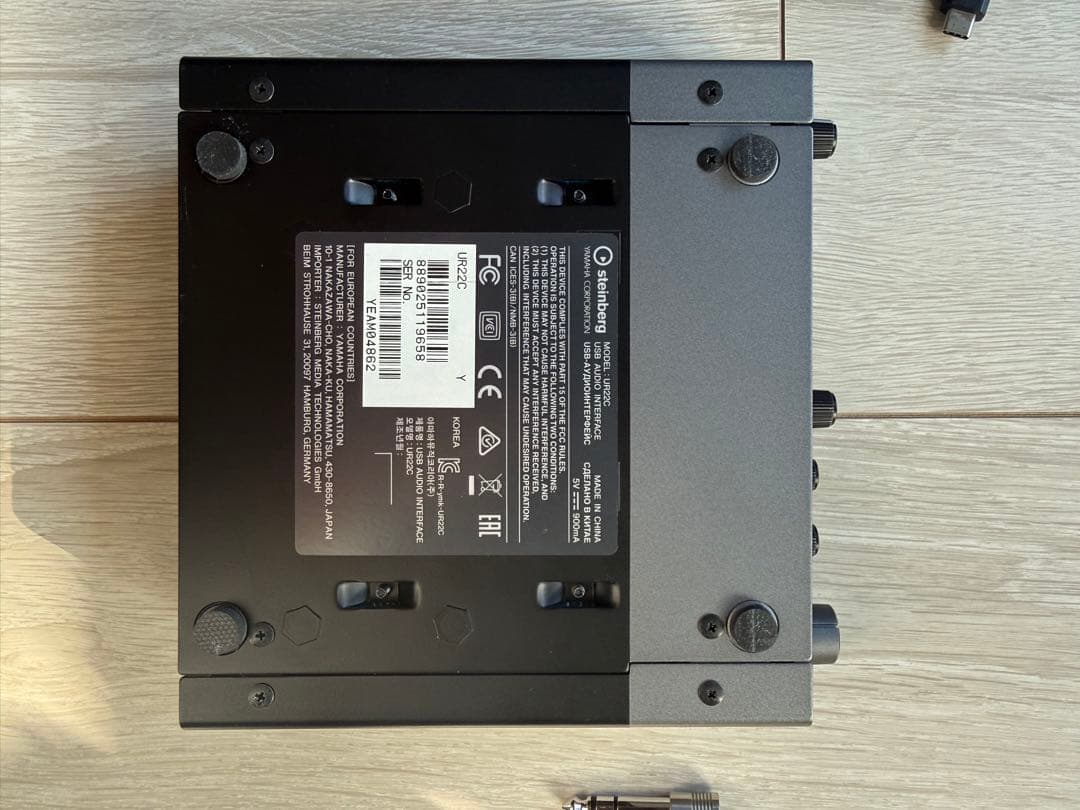 Steinberg UR22C オーディオインターフェース