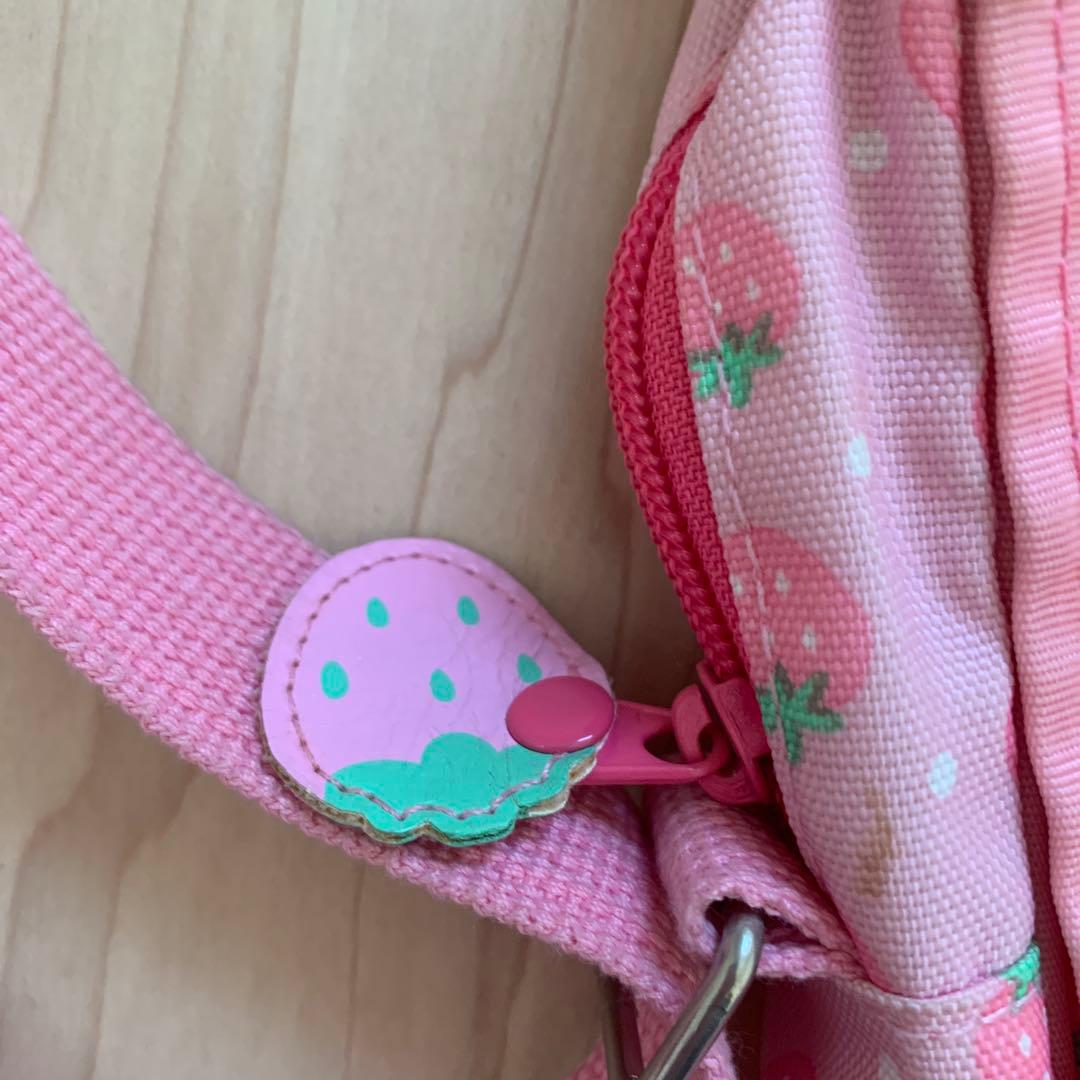 激レア　平成　サンリオ　ぷちぷちわんこ いちご柄　ショルダーバッグ　2002年