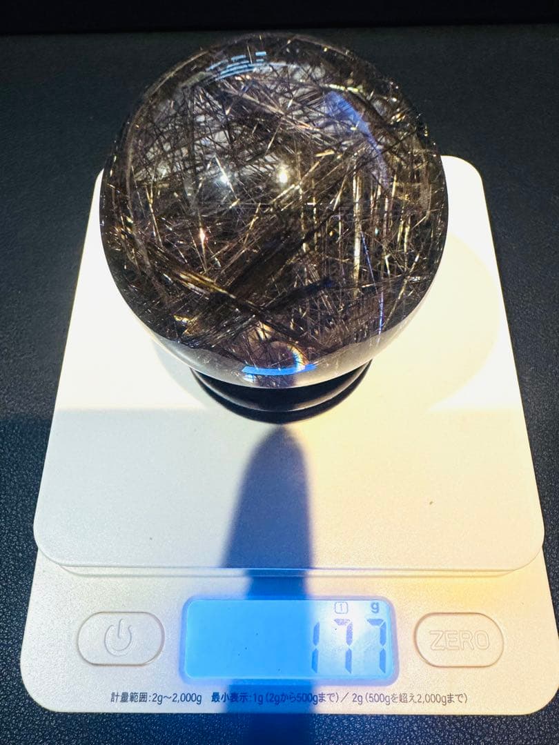 ルチルクオーツ　大玉　50mm