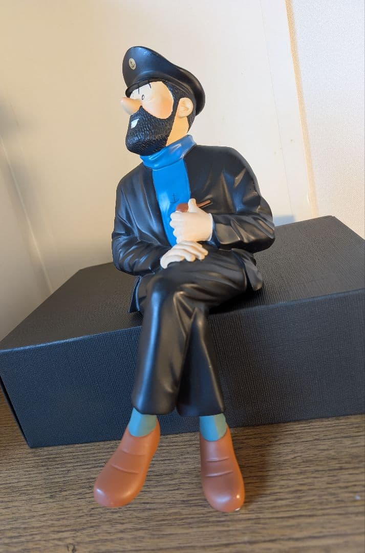 〈タンタンの冒険ハドック船長レジンフィギュアモデル（大）フランス製〉