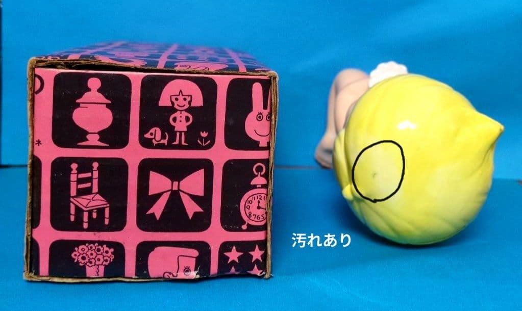 希少1960年代内藤ルネDesigお花を持ったちびっこ天使【外箱あり】