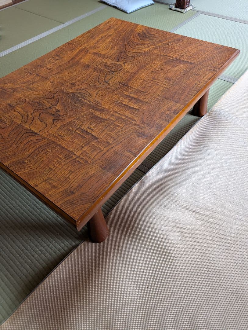 木製座卓 ブラウン 約106 x 75×34cm