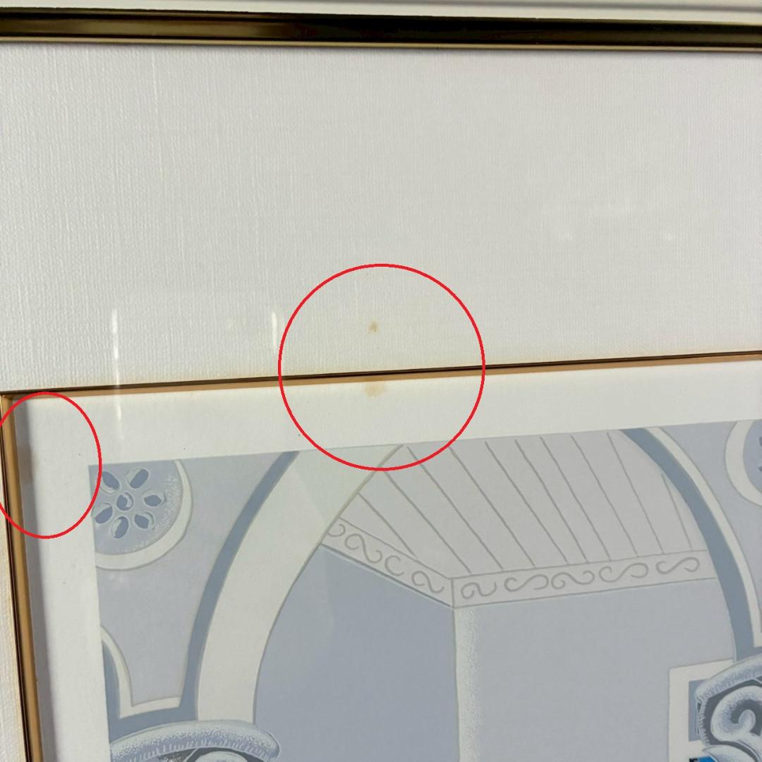 トーマス・マックナイト「ヴィラデルマーレ」シルクスクリーン 直筆サイン入り