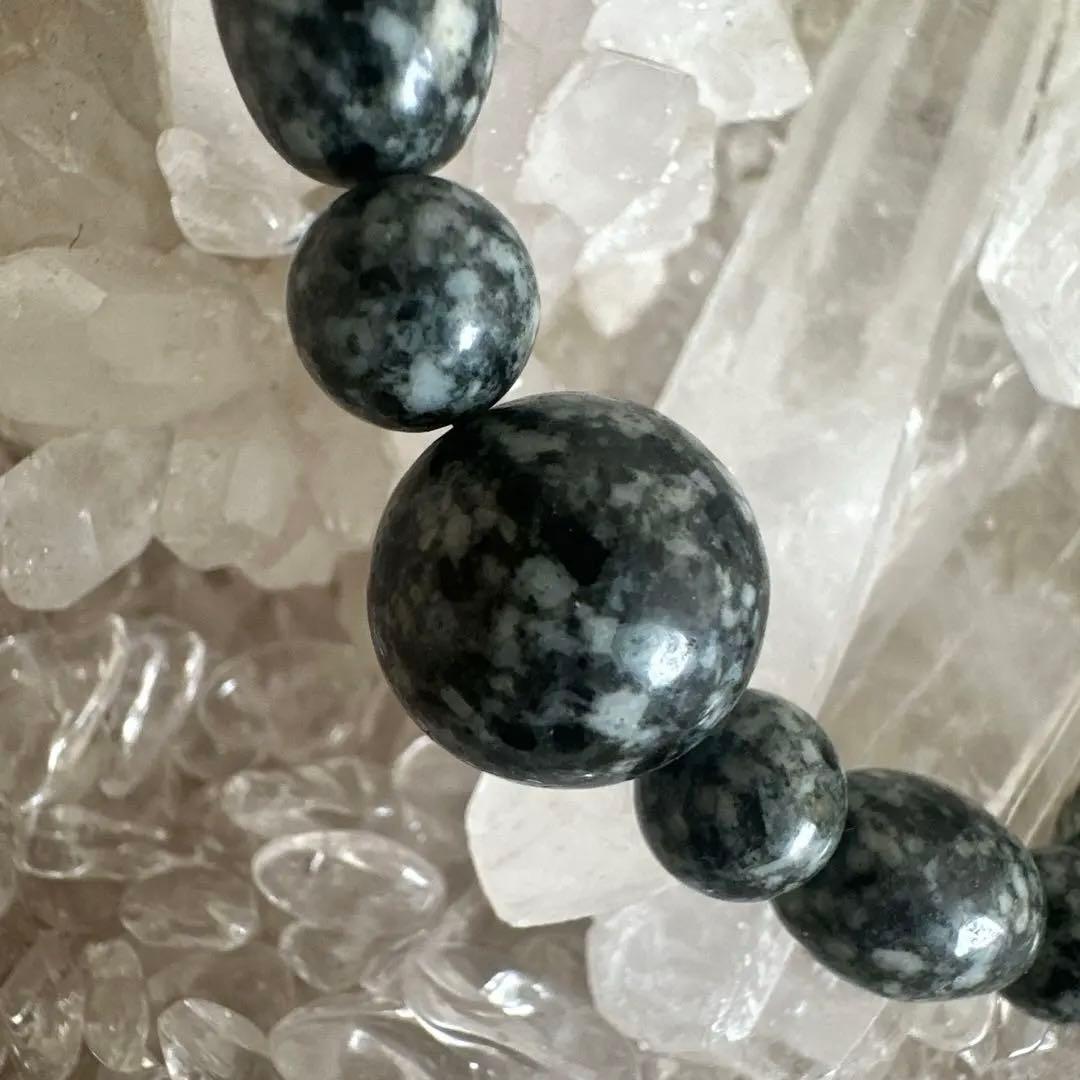 日本最高波動・宇宙ゲート配列｜遠野霊石オーバルMix 高波動ブレスレット一点もの