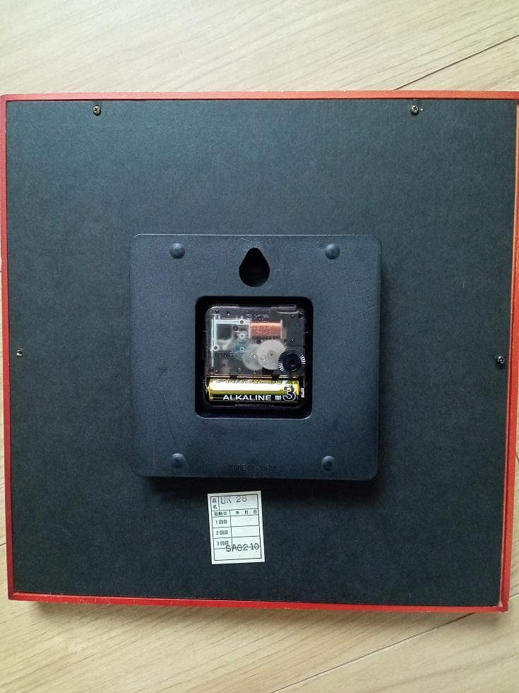 タトゥーデザイン壁掛け時計 ヴィンス・レイ ウォレット カービング ロカビリー