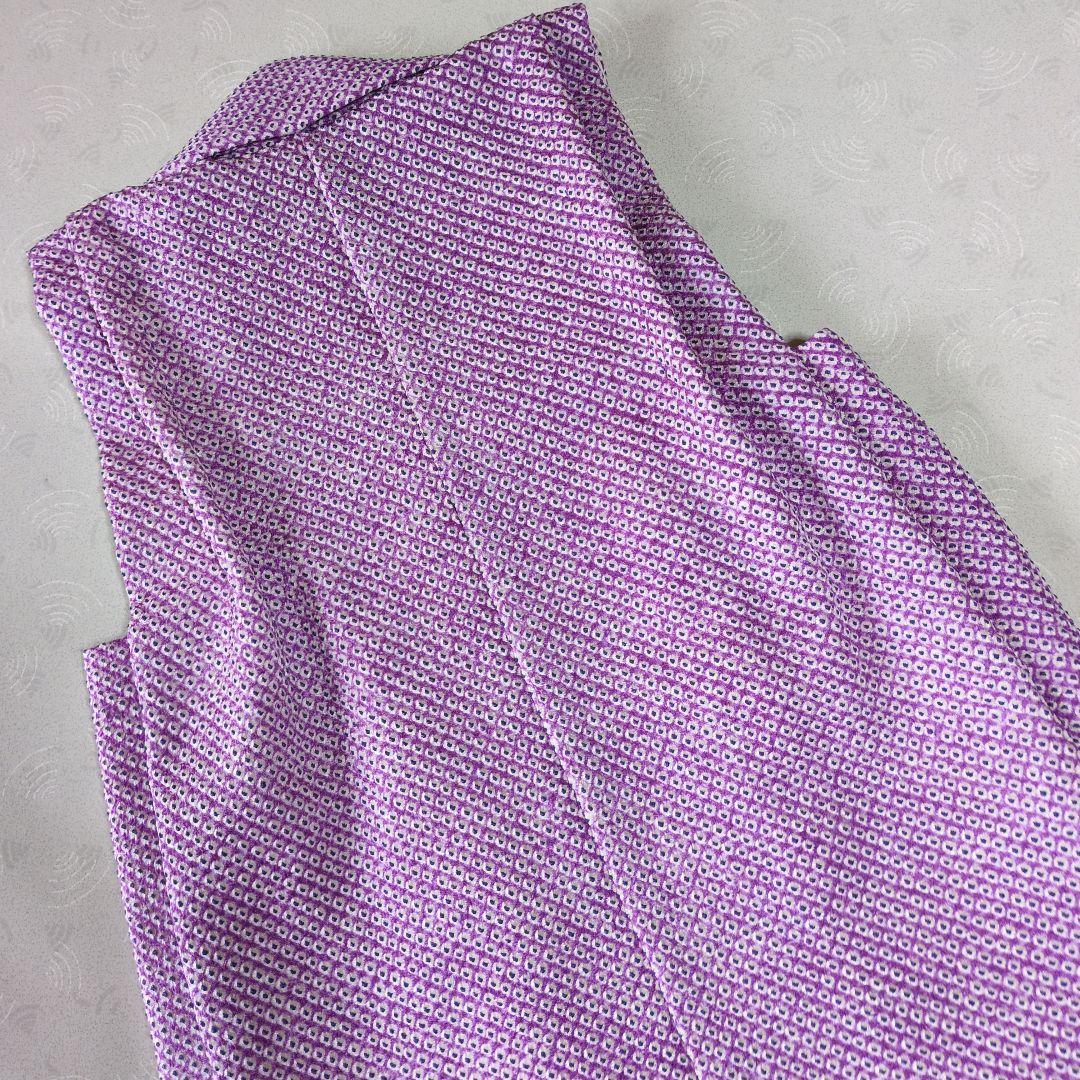 七五三３歳正絹総絞り藤色の被布（中綿無し）