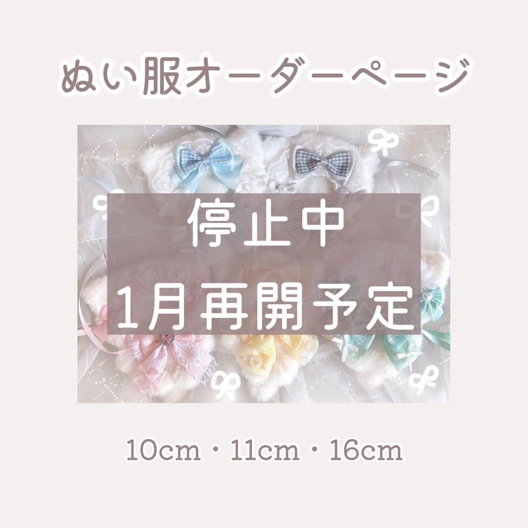 停止中〙ぬい服 着ぐるみ オーダー受付ページ