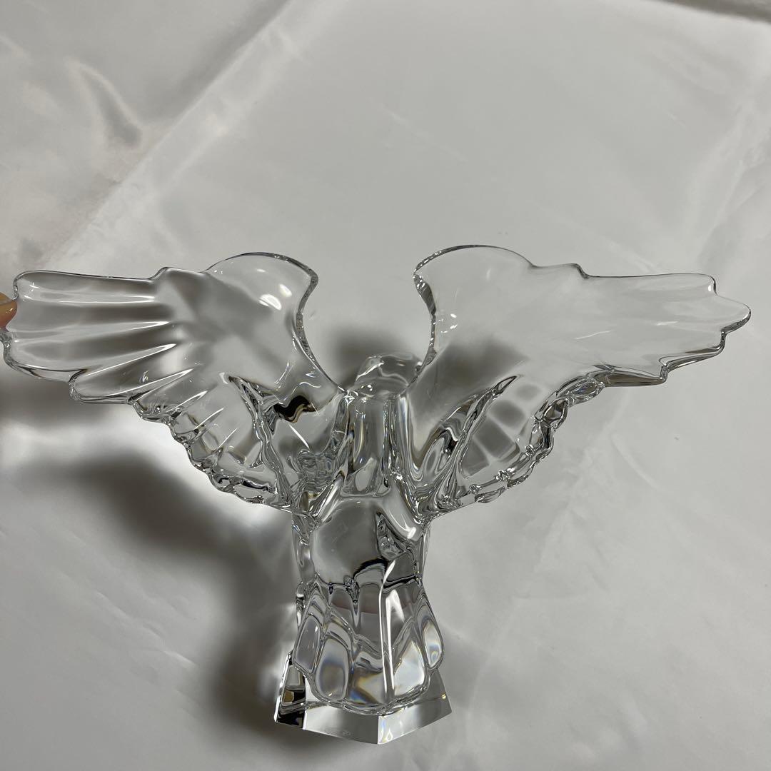 a*o様 【衝撃特価：本日まで！】Baccarat 置物】鷹 躍動感 エレガント