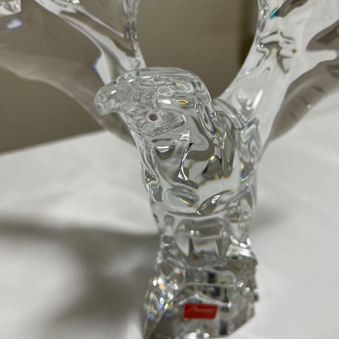 a*o様 【衝撃特価：本日まで！】Baccarat 置物】鷹 躍動感 エレガント