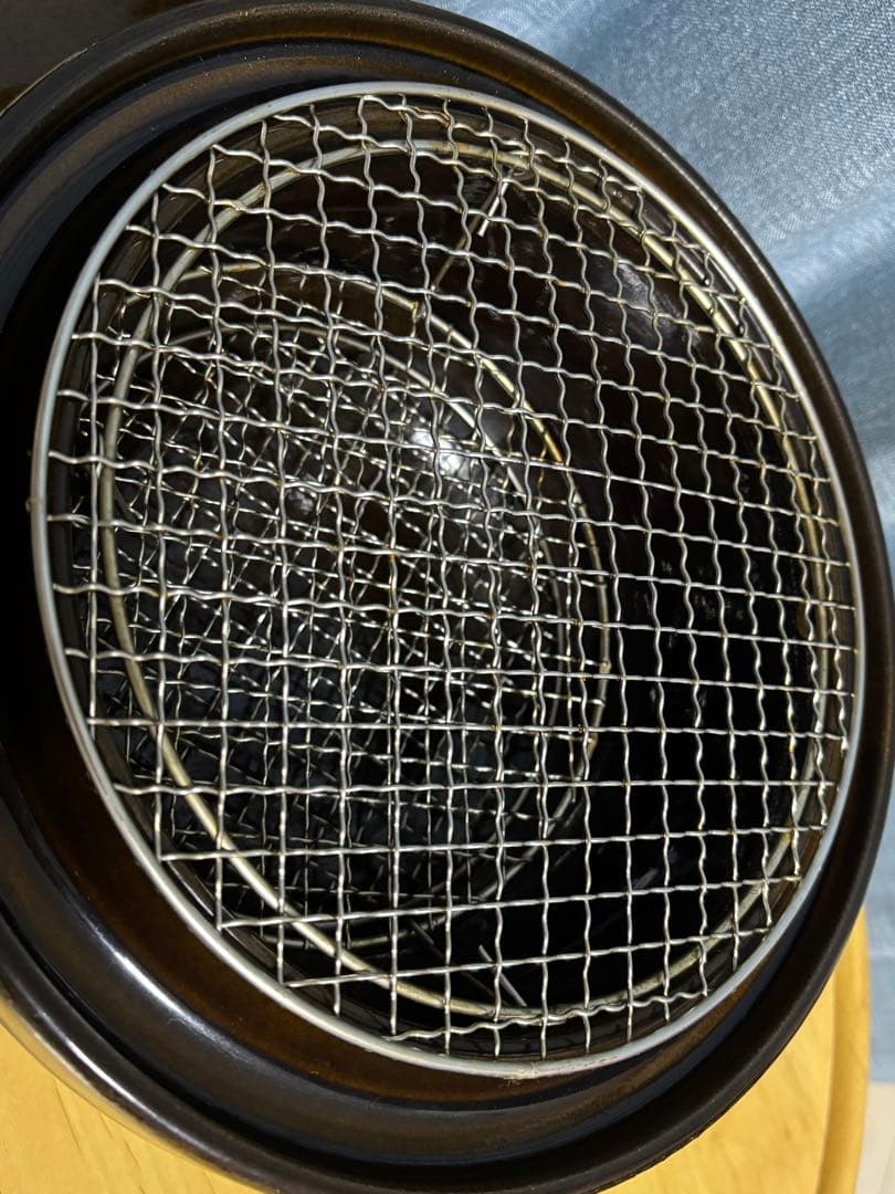 長谷園 伊賀焼 いぶしぎん 大 燻製土鍋 網3枚、説明書付き