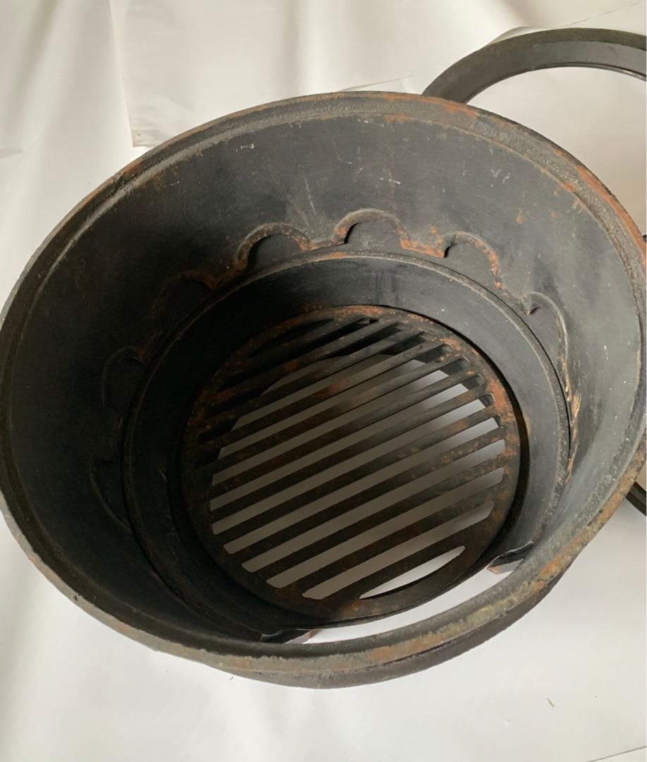 鋳物カマド　おくどさん　レトロ　希少