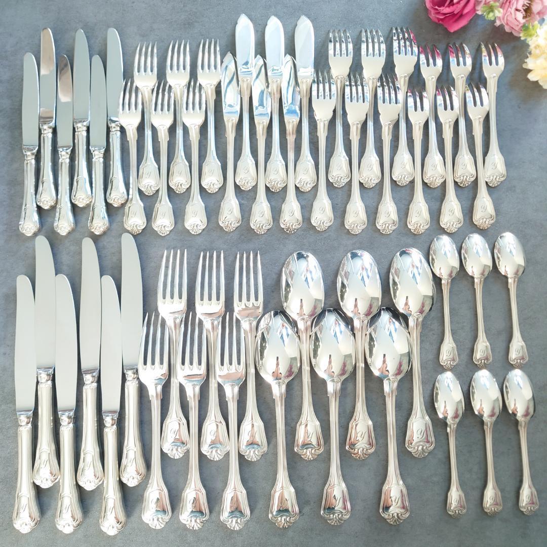 格安 美品 クリストフル ポートロイヤル 54点