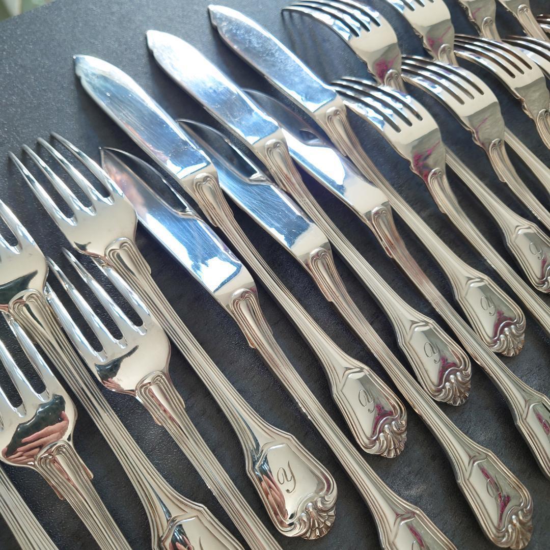 格安 美品 クリストフル ポートロイヤル 54点